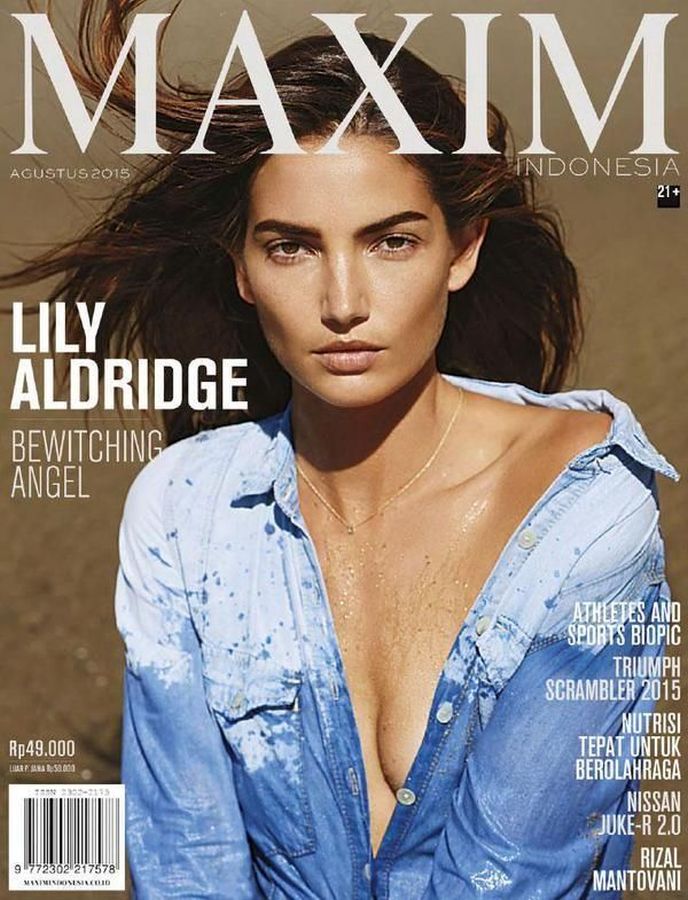 MAXIM (Indonesia) magazine side cover  August 2015