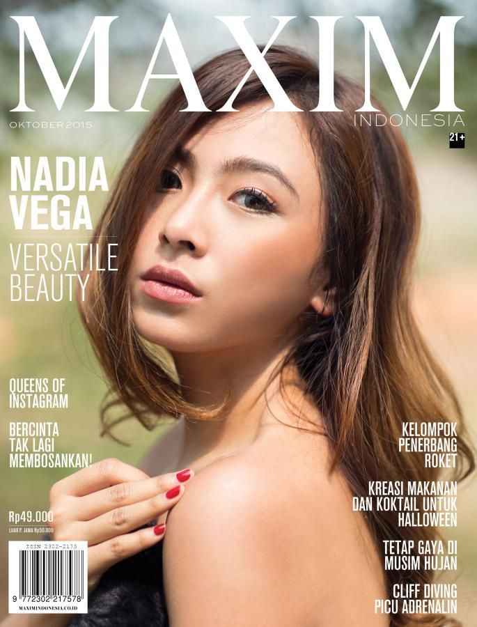 MAXIM (Indonesia) magazine side cover  October 2015