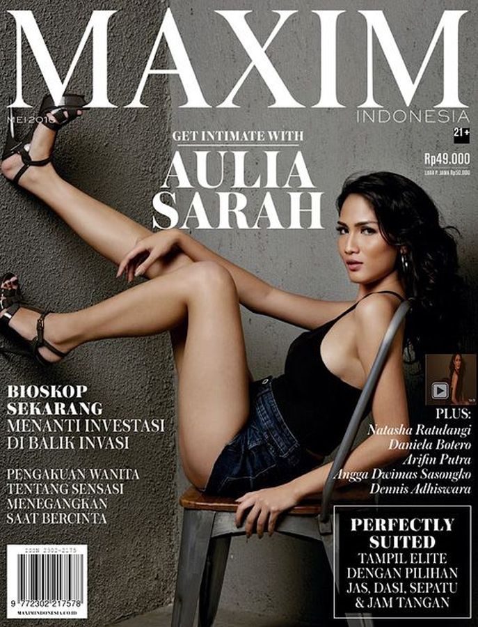 MAXIM (Indonesia) magazine side cover  May 2016