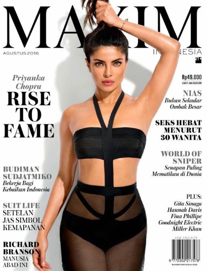 MAXIM (Indonesia) magazine side cover  August 2016