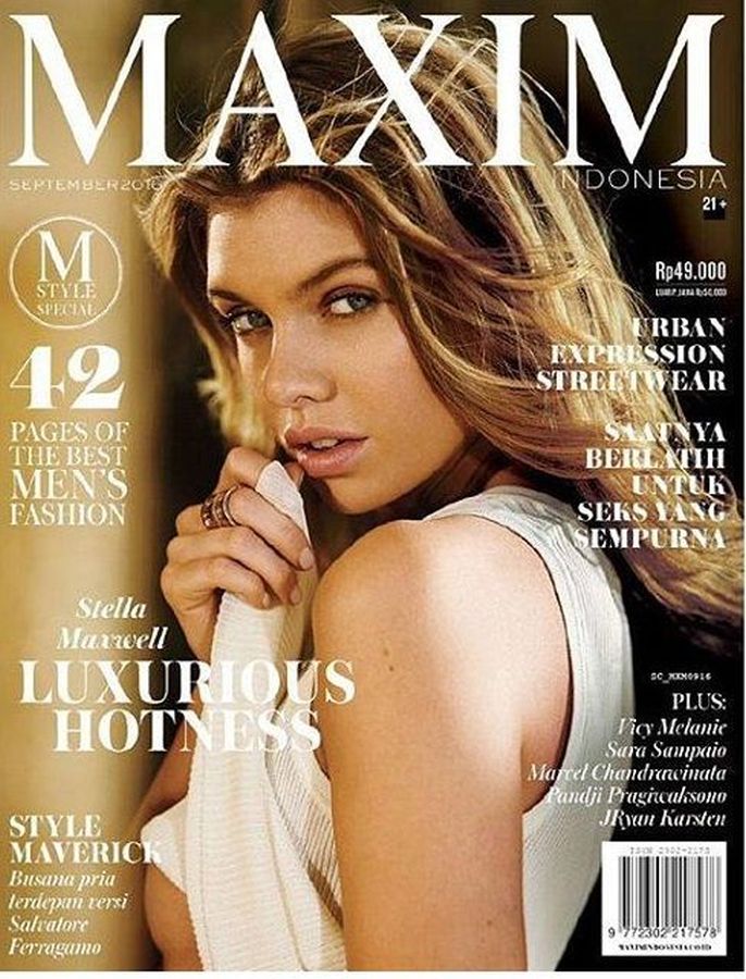 MAXIM (Indonesia) magazine side cover  September 2016