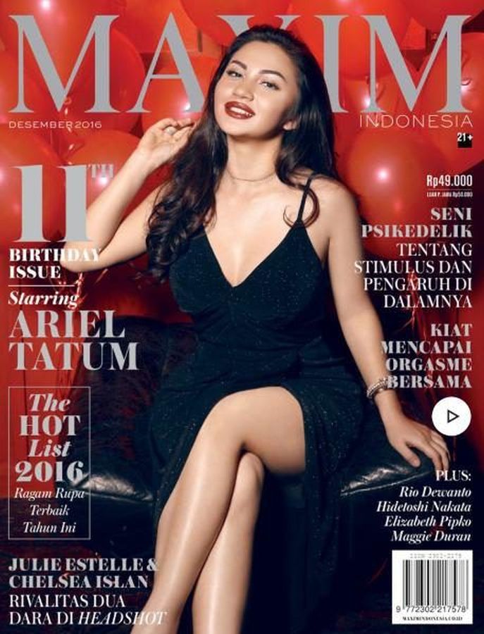 MAXIM (Indonesia) magazine side cover  December 2016