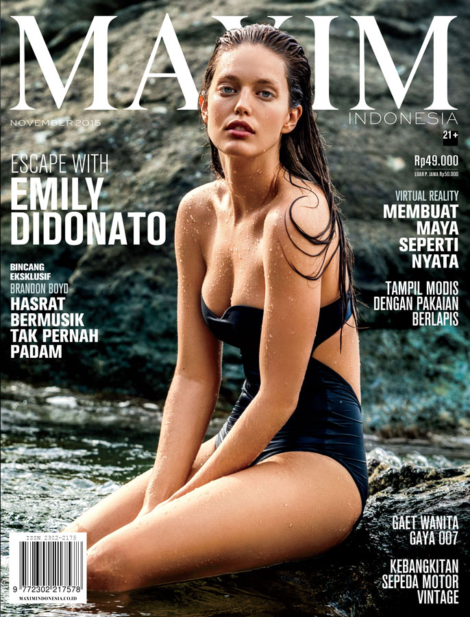 MAXIM (Indonesia) magazine side cover  November 2015