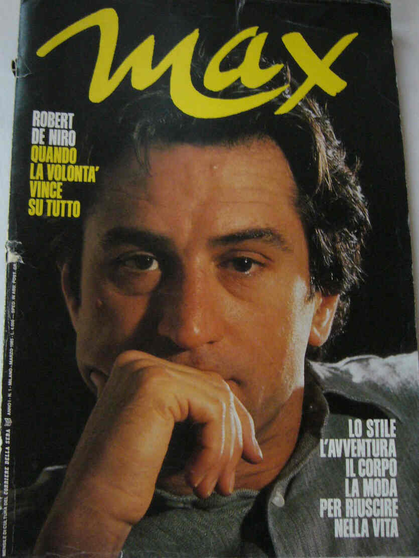 MAX magazine side cover Issue 1 March 1985