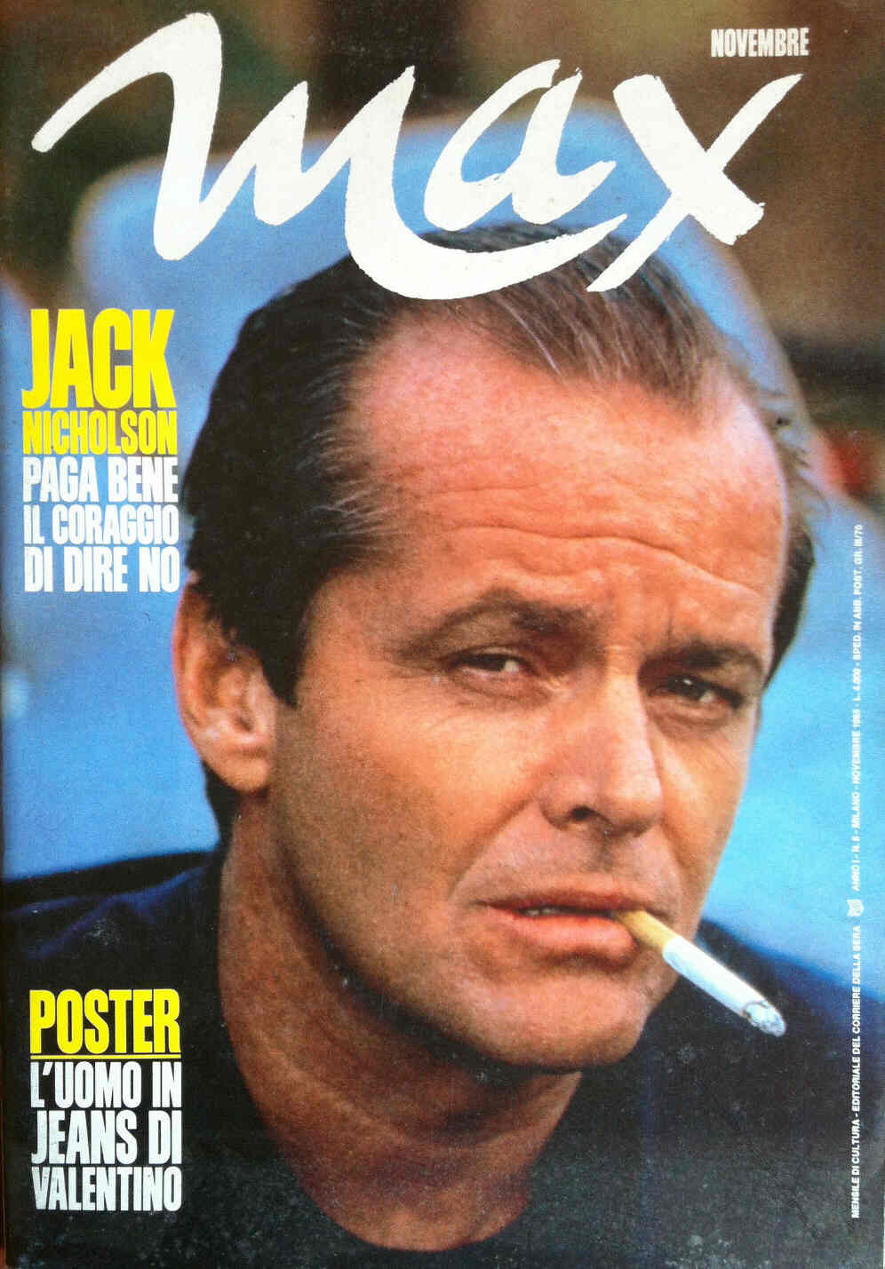 MAX magazine side cover November 1985