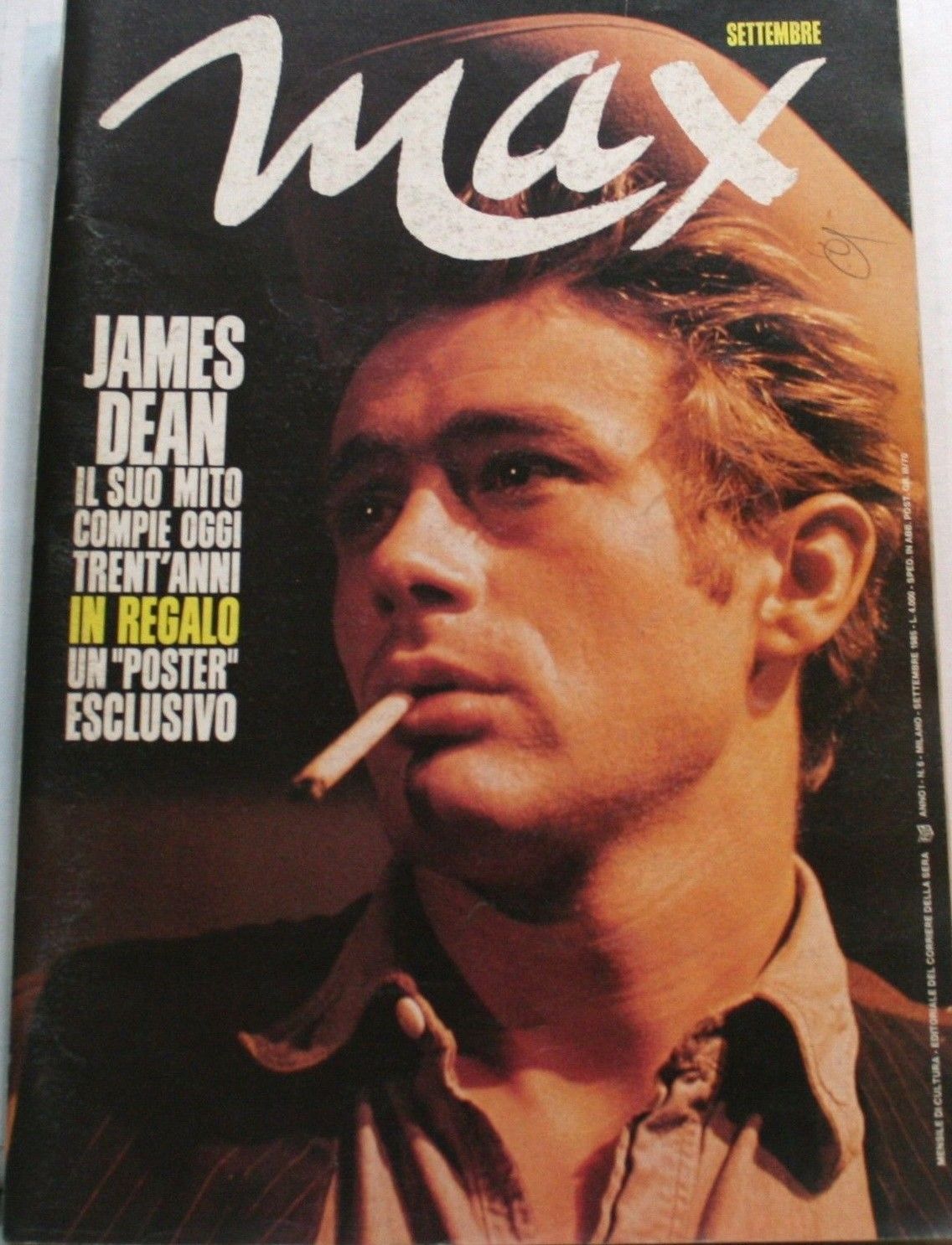MAX magazine side cover September 1985