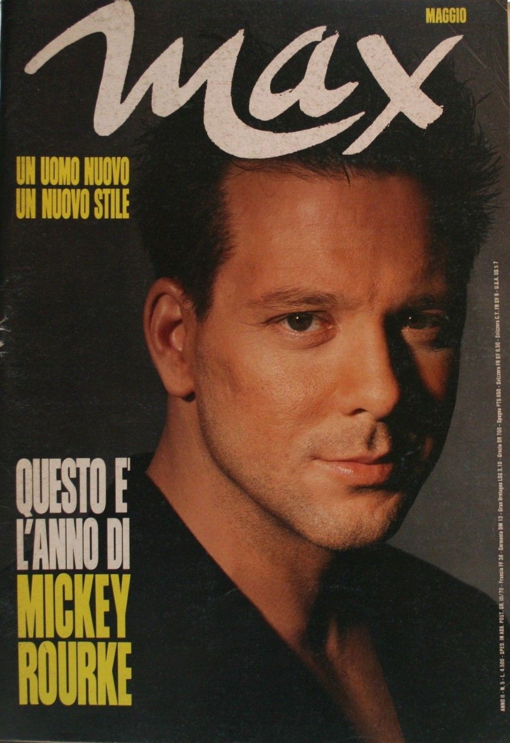 MAX magazine side cover May 1986