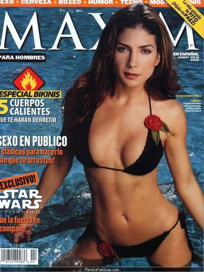 MAXIM MEXICO magazine side cover  June/July 2002