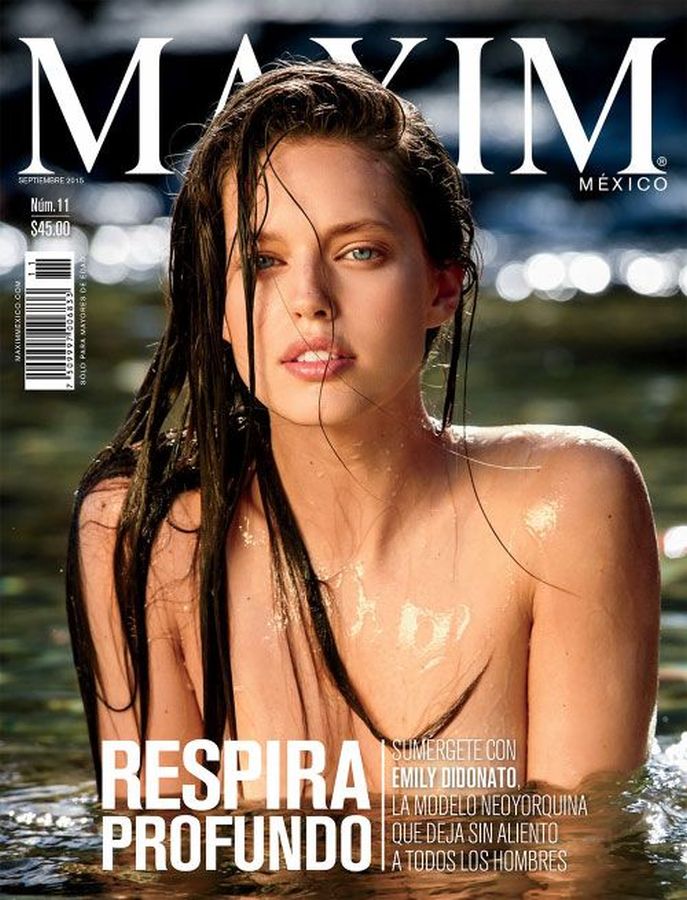 MAXIM MEXICO magazine side cover  September 2015