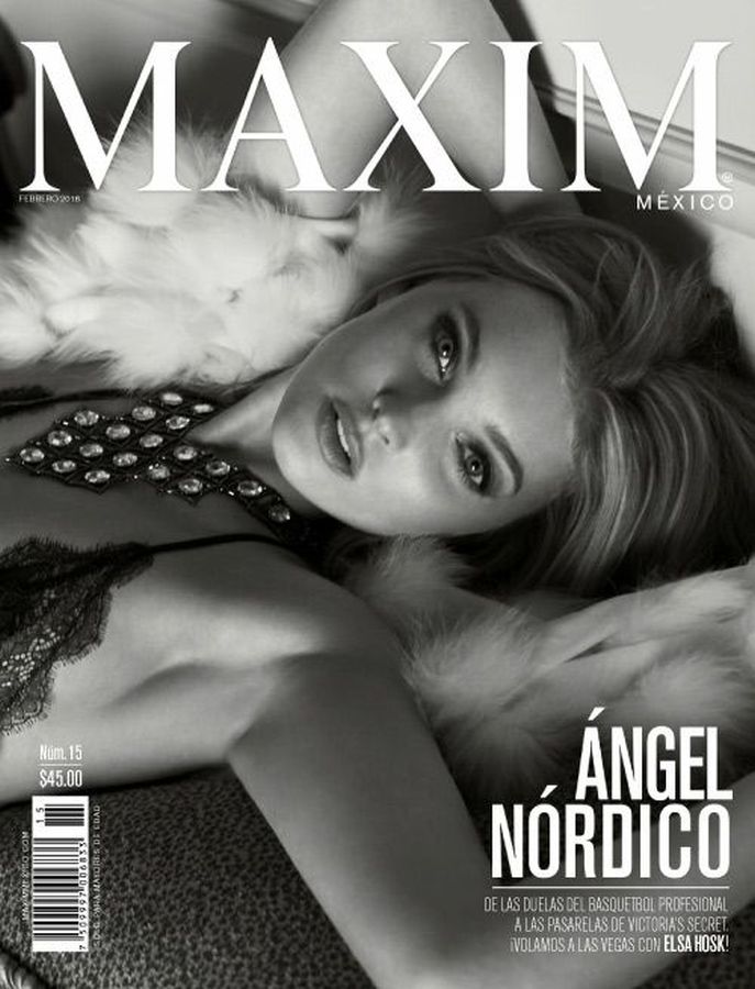 MAXIM MEXICO magazine side cover  February 2016