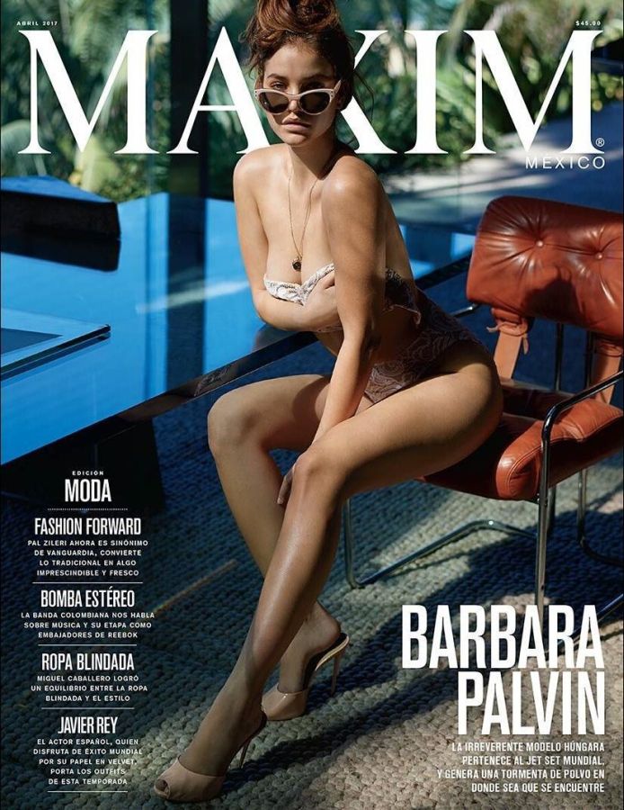 MAXIM MEXICO magazine side cover  April 2017