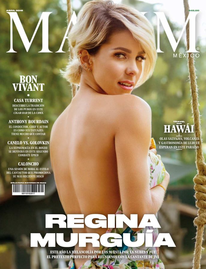 MAXIM MEXICO magazine side cover  April 2018