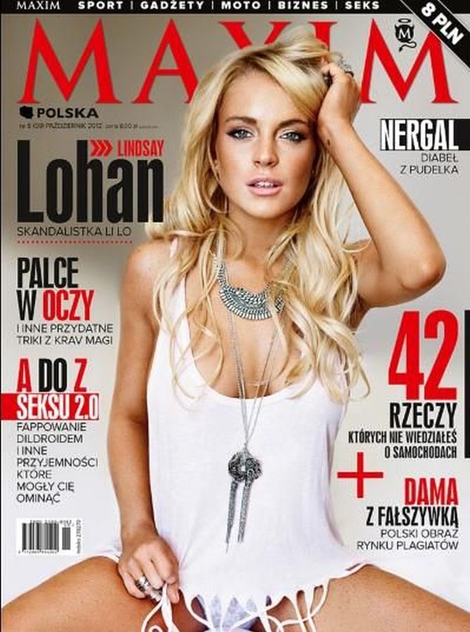 MAXIM POLAND magazine side cover  October 2012