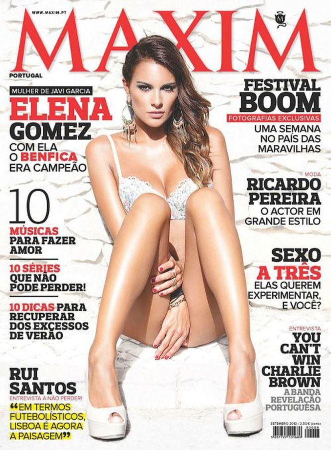 MAXIM PORTUGAL magazine side cover  September 2012