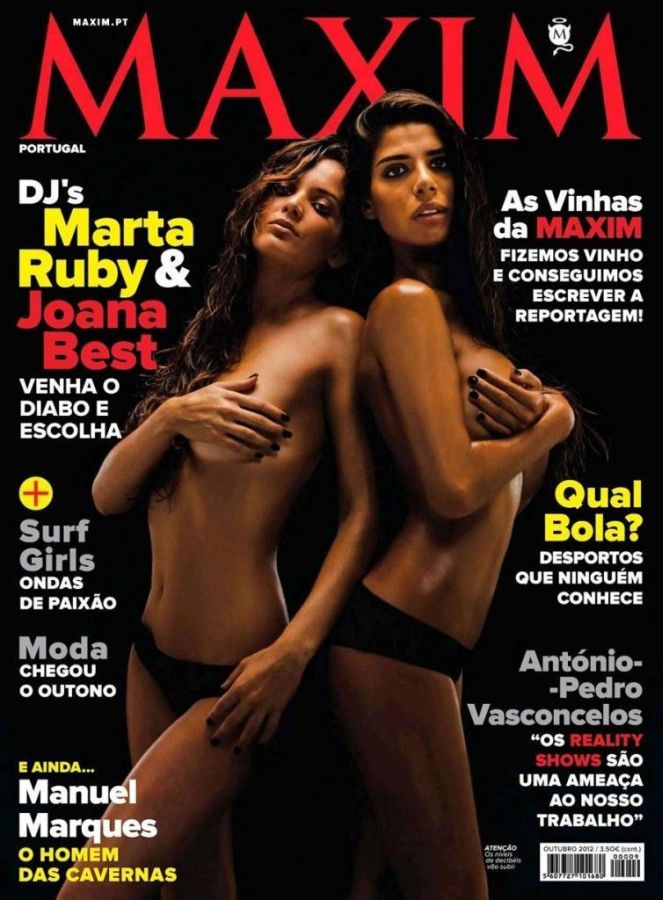 MAXIM PORTUGAL magazine side cover  October 2012
