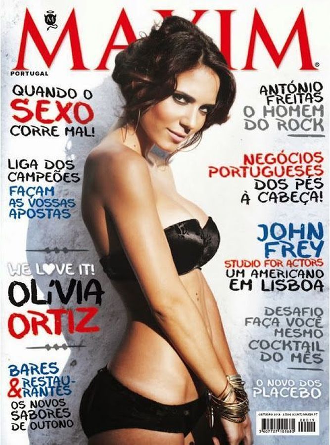 MAXIM PORTUGAL magazine side cover  October 2013