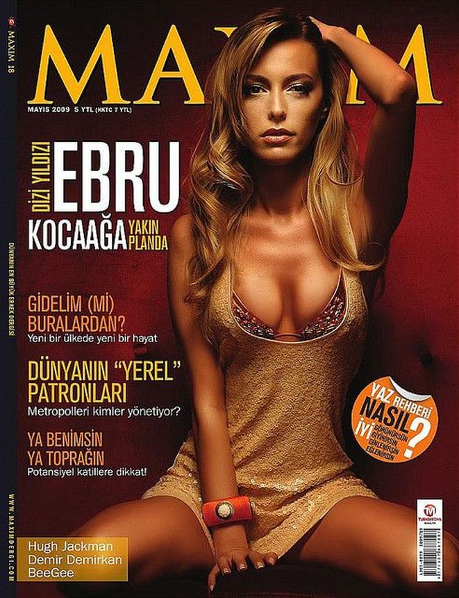 MAXIM TURKEY magazine side cover  May 2009