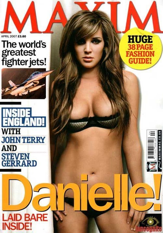 MAXIM (UK) magazine side cover  April 2007
