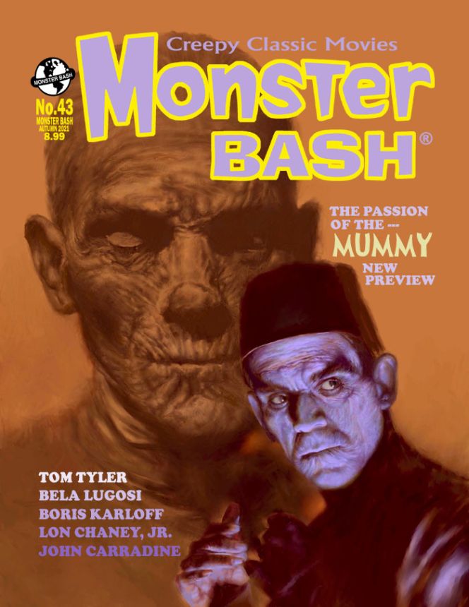 MONSTER BASH magazine side cover Issue 43 Autumn 2021