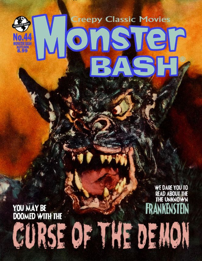 MONSTER BASH magazine side cover Issue 44 Autumn 2021