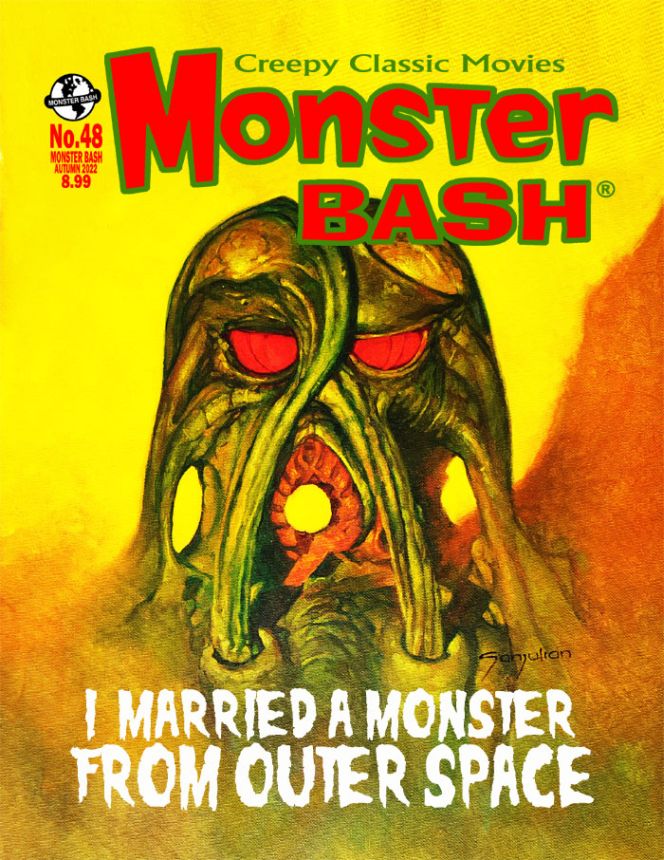 MONSTER BASH magazine side cover Issue 48 Autumn 2022