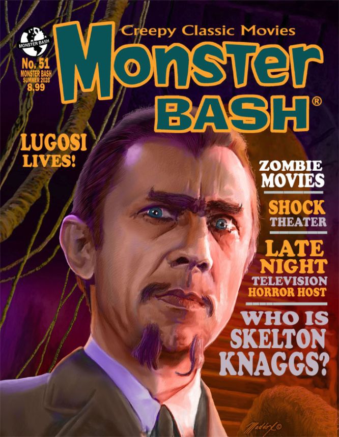 MONSTER BASH magazine side cover Issue 51 Summer 2023