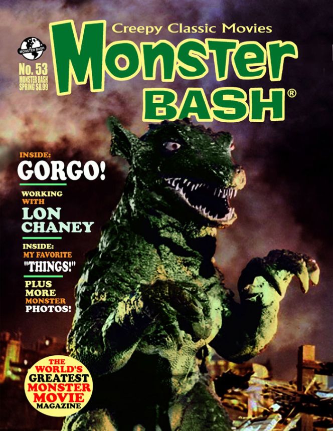 MONSTER BASH magazine side cover Issue 53 Spring 2024