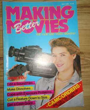 MAKING BETTER MOVIES magazine side cover Issue 3 May 1985