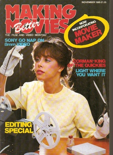 MAKING BETTER MOVIES magazine side cover Issue 9 November 1985