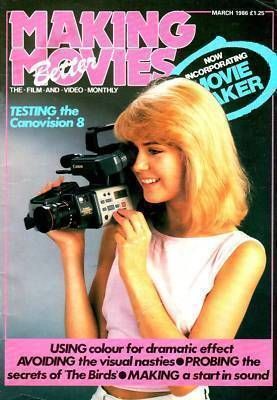 MAKING BETTER MOVIES magazine side cover March 1986
