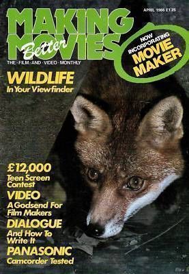 MAKING BETTER MOVIES magazine side cover April 1986