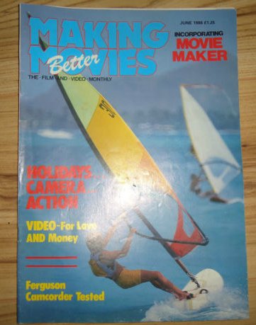 MAKING BETTER MOVIES magazine side cover June 1986