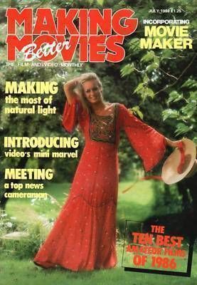 MAKING BETTER MOVIES magazine side cover July 1986