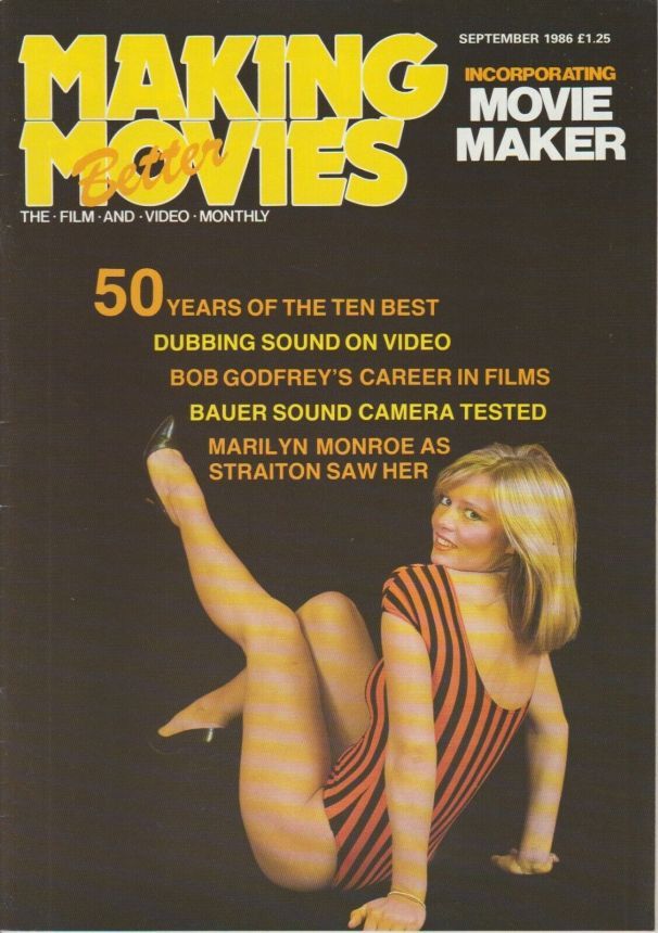 MAKING BETTER MOVIES magazine side cover September 1986