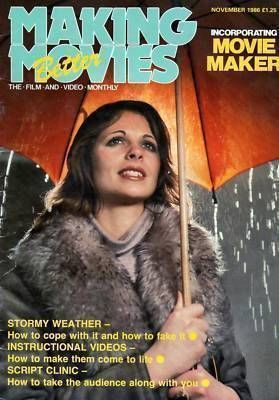 MAKING BETTER MOVIES magazine side cover November 1986