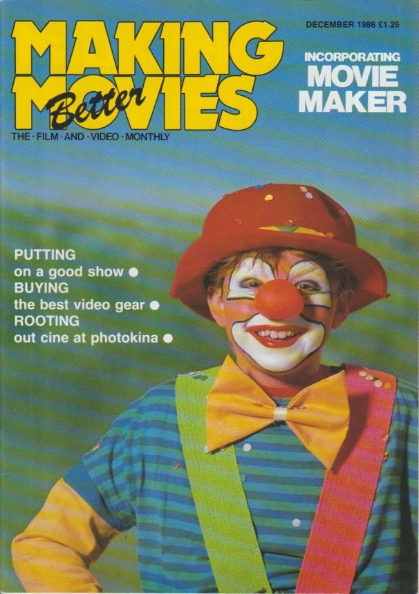 MAKING BETTER MOVIES magazine side cover December 1986