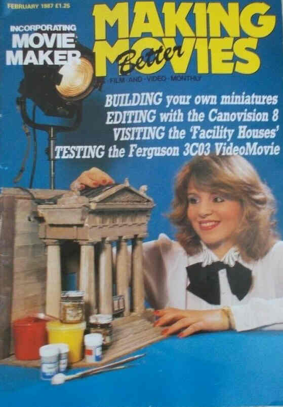 MAKING BETTER MOVIES magazine side cover February 1987