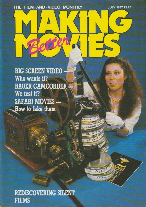MAKING BETTER MOVIES magazine side cover July 1987