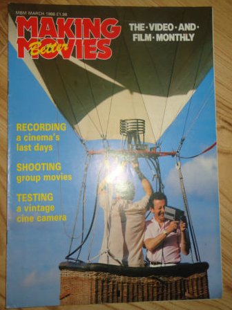 MAKING BETTER MOVIES magazine side cover March 1988