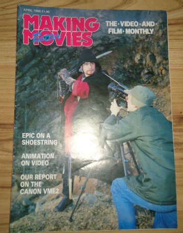 MAKING BETTER MOVIES magazine side cover April 1988