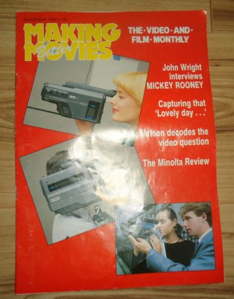 MAKING BETTER MOVIES magazine side cover November 1988