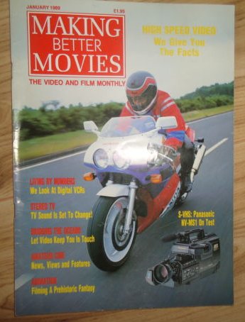 MAKING BETTER MOVIES magazine side cover January 1989