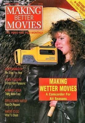 MAKING BETTER MOVIES magazine side cover February 1989