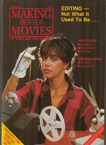 MAKING BETTER MOVIES magazine side cover April 1989