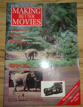 MAKING BETTER MOVIES magazine side cover May 1989