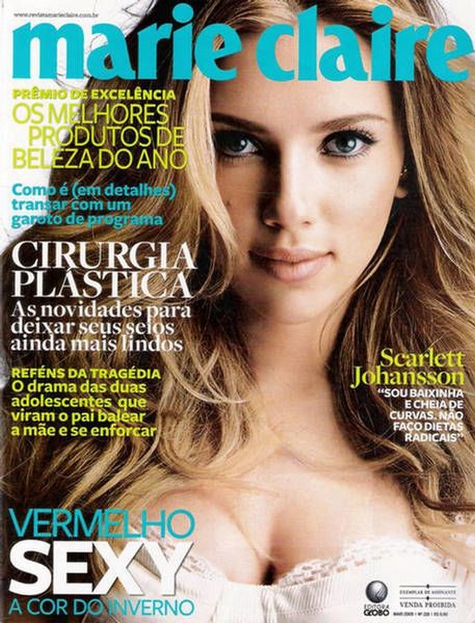 MARIE CLAIRE BRAZIL magazine side cover  May 2009