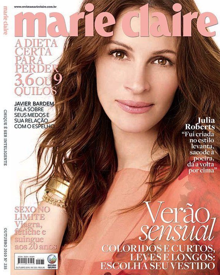 MARIE CLAIRE BRAZIL magazine side cover  October 2010