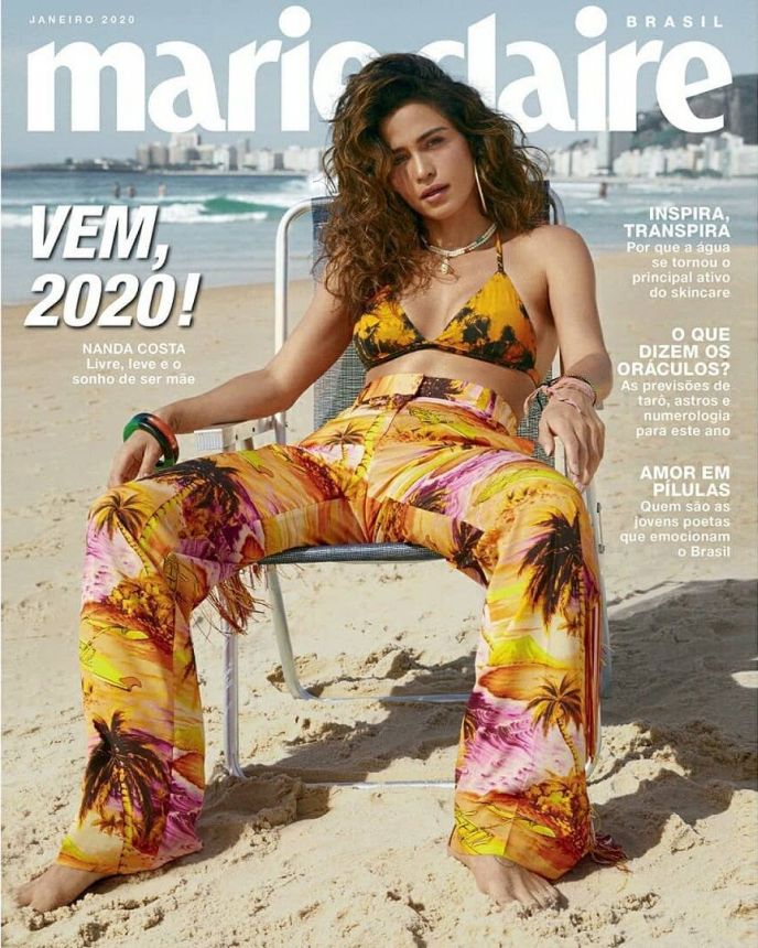 MARIE CLAIRE BRAZIL magazine side cover  January 2020