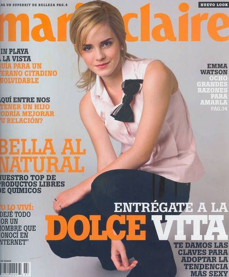 MARIE CLAIRE CZECH magazine side cover  July 2009