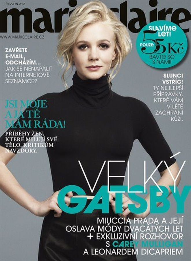 MARIE CLAIRE CZECH magazine side cover  June 2013